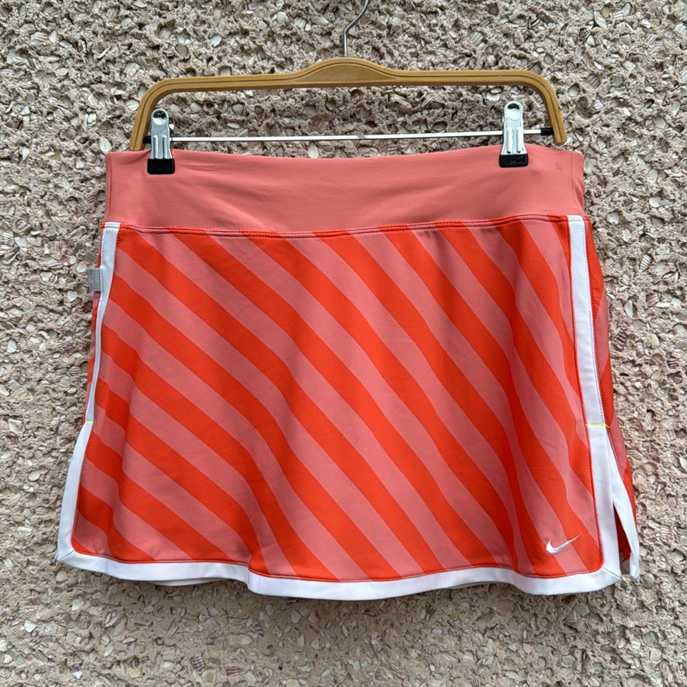 Nike Coral Stripe Golf or Tennis Skirt